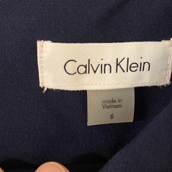 Calvin Klein Dress brand new with tag size 6 with belt around waist - Picture 3 of 16